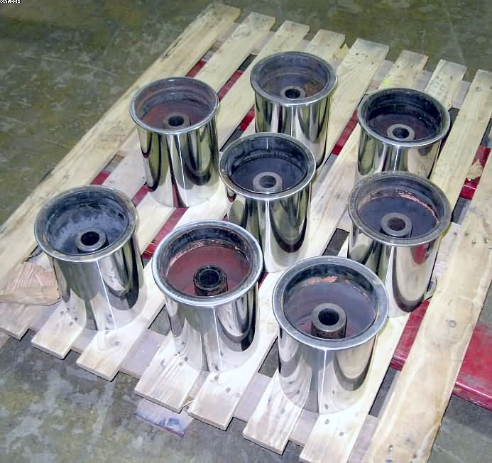 GODET SHELLS, chrome face,